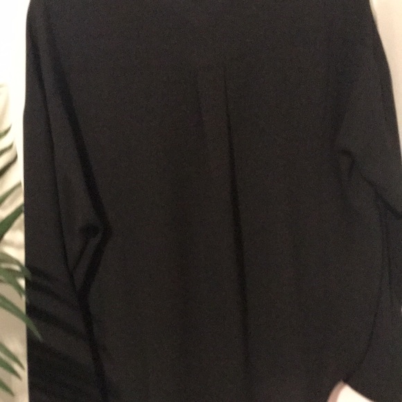 NWOT-Button up cross body blouse - Picture 5 of 7